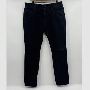 Madewell Pants Men 36x32 Blue Slim Corduroy Jeans Mid Rise Trousers 5-Pocket